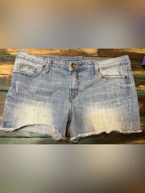 jcpenney Light Blue Boyfriend Denim Shorts